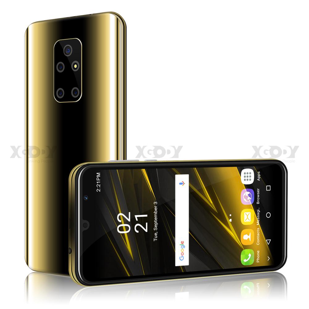 XGODY 3G Smartphone portable Mate 30 Mini Android 9.0 5.5 "18:9 1GB 4GB MTK6580 Quad Core 5MP WiFi 2200mAh téléphones mobiles double Sim: Standard / Gold
