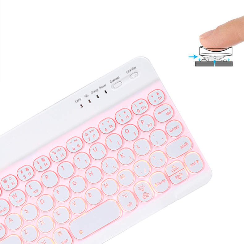 Mini Backlit Keyboard for iPad Xiaomi Samsung Huawei Tablet Keyboard for IPad Mini 6 IPad Mini 6 Slim Backlit Keyboard