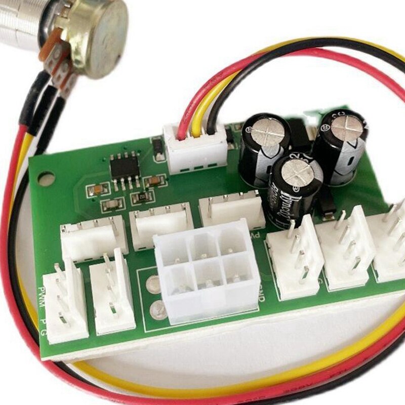 Computer Case Miner Fan Speed Controller 8-Channel Fan Hub PWM High-Power Violent Fan Controller Fan Speed Governor