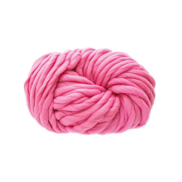Grof Deken Bal Breien Draad Arm Gebreide Deken Grof Wol Garen Wol Dik Garen Bal Grof Wol Grof Garen: rose pink