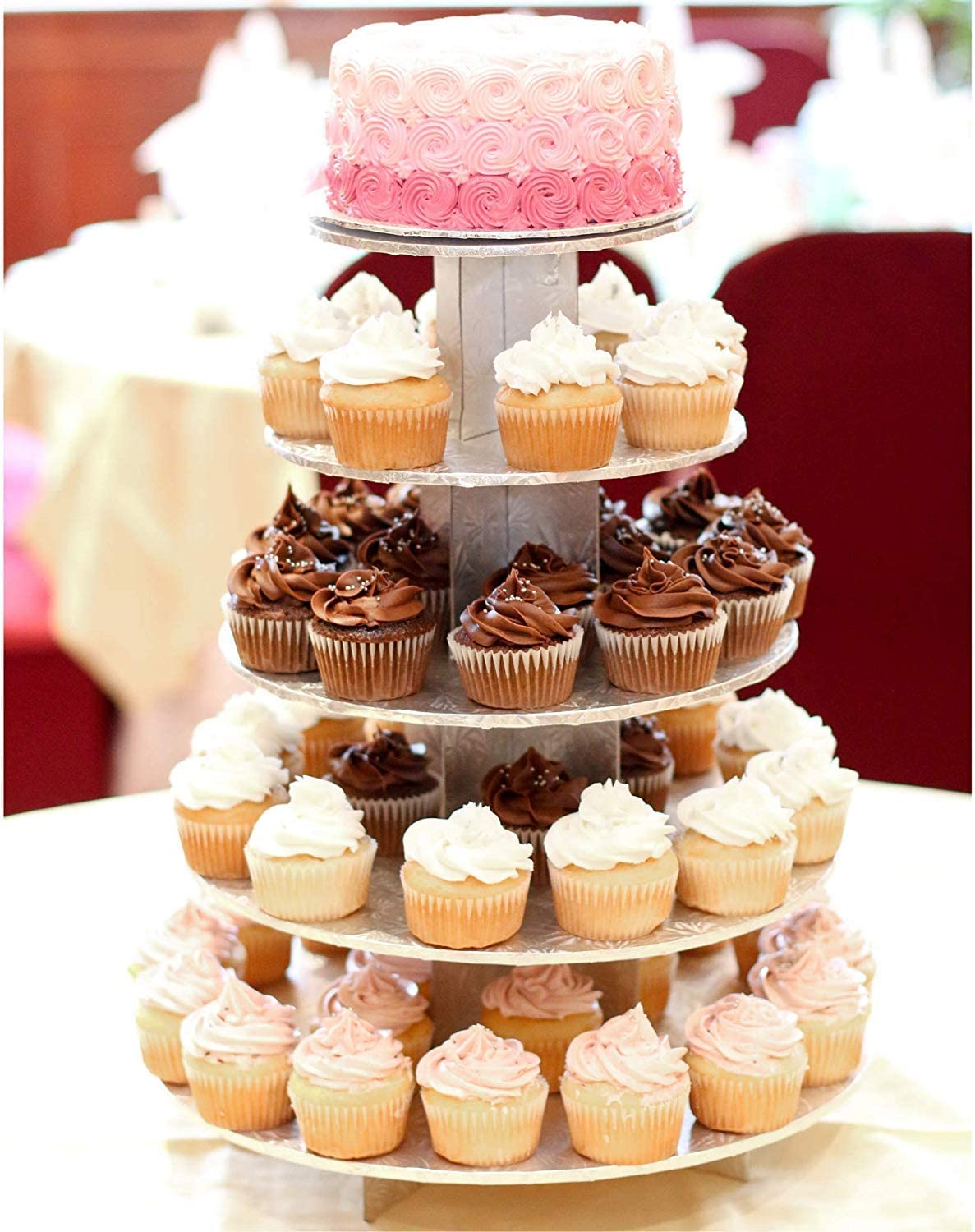 Set Van 50 Stuks Decoratie En Icing Gebak. 30 Roestvrij Staal Sockets, 2 Herbruikbare Socket Zakken, 10 Wegwerp Socket Zakken