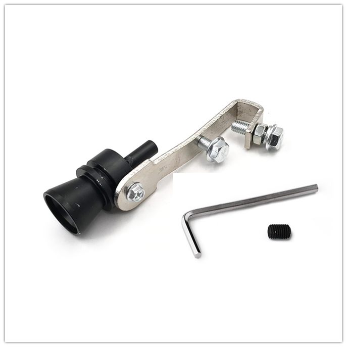 Car personality accessories modified exhaust pipe airflow sounder for Volkswagen VW B6 Jetta Mk5 MK6 Any Cars: black