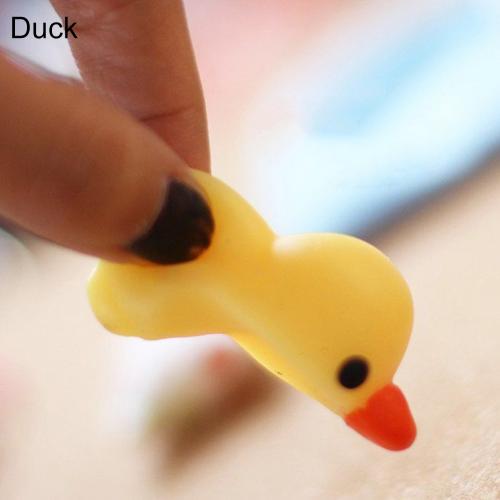 Cute Soft White Seal Stress Relieve Squeeze Healing Toy Adult Kids: Duck