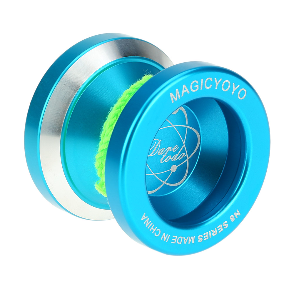 Magic Yoyo N8 Aluminum Alloy Metal Yoyo 8 Ball KK Bearing with Spinning String for Players Kids