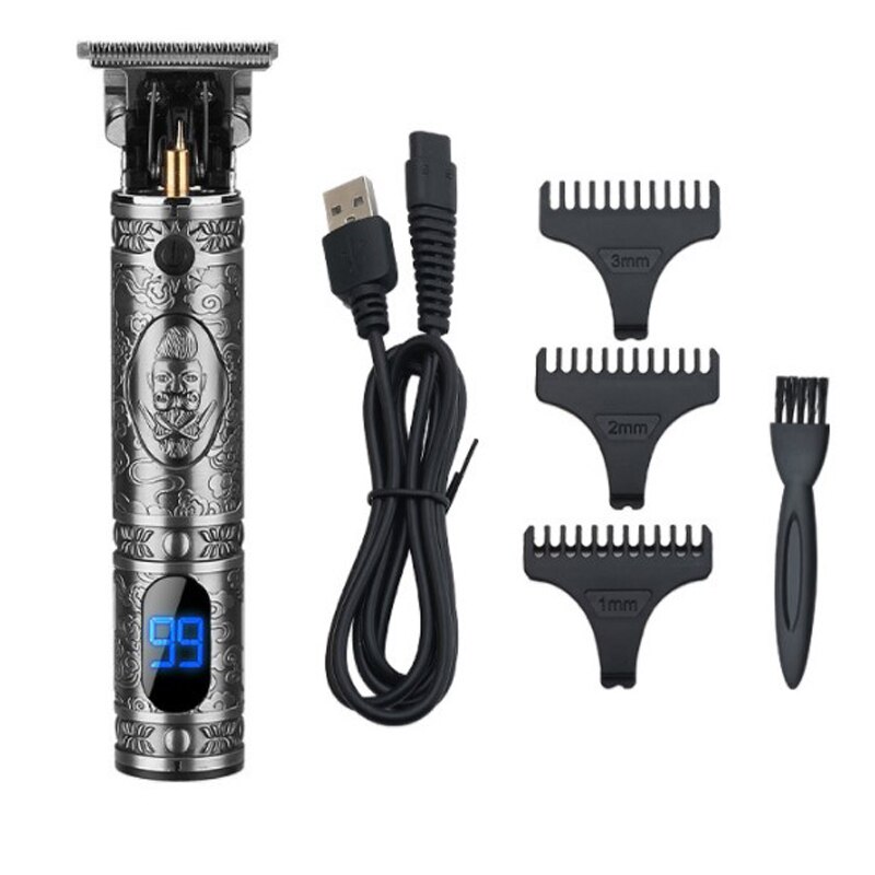Hair Clipper Electric hair trimmer for men Cordless Shaver Trimmer 1mm Barber Hair Cutting Machine beard trimmer beard clipper: Type7 with BOX