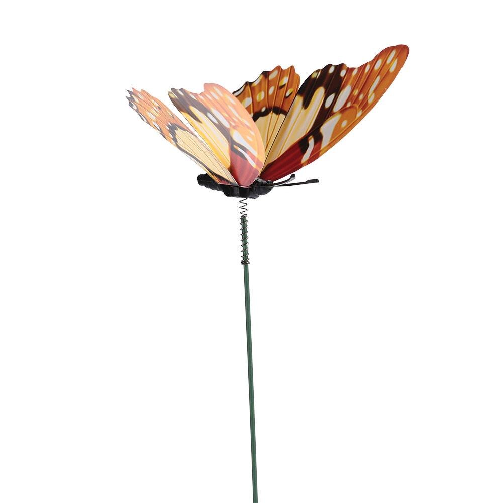 Tuin Ornament Tuin Decor Gazon Decoratie Vlinder Plastic Creatieve Levensechte Mooie 5 Stks/partij 3D Dubbele Yard Bloempot