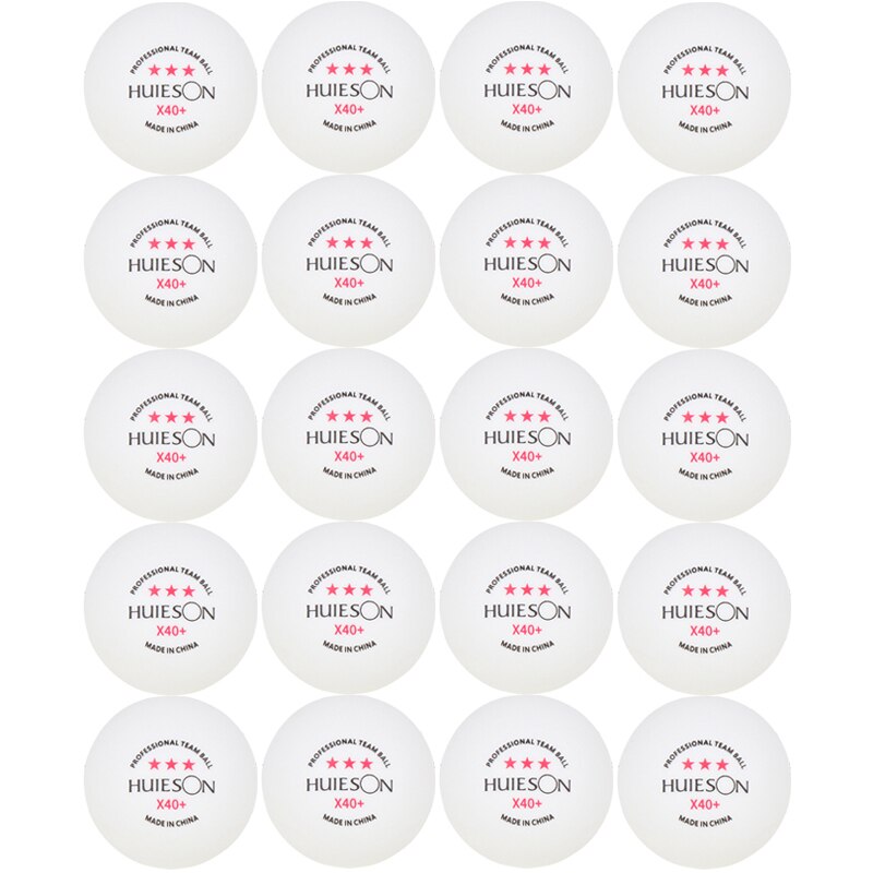 10/20/50 sztuk 3-gwiazda piłeczka robić pingponga profesjonalnego X40 + ABS 2.8g tabeli piłka tenisowa biały pomarańczowy amatorskie zaawansowane szkolenia zespołu kulki: biały 20szt