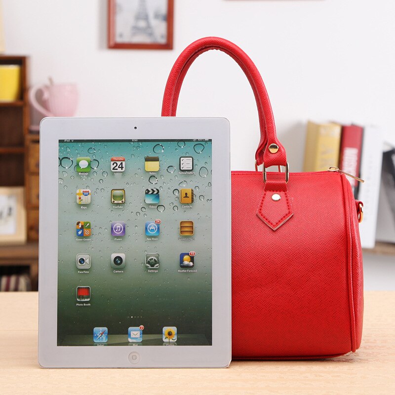 Women Handbags Ladies Handle Bag Leather Totes Black Red Beige PU Leather Shoulder Bag Hobos