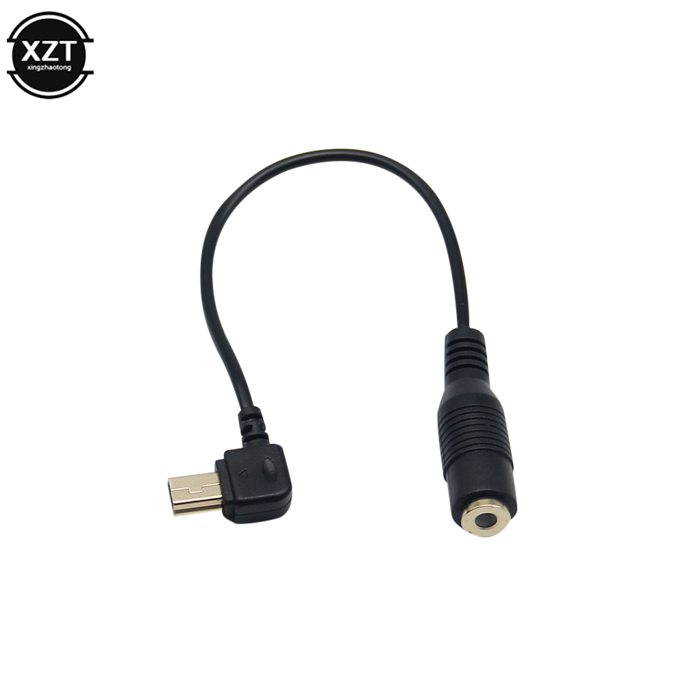 Micrófono de 3,5mm Mini USB micrófono externo adaptador de Audio Cable de transferencia para GoPro Hero 4 3 + accesorios de Cámara de Acción