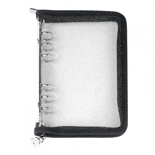 Waterproof Stationery Spiral Paper Binder Notebook Cover with 10 Inner Paper for Diary Manual Sketchbook,:  Black