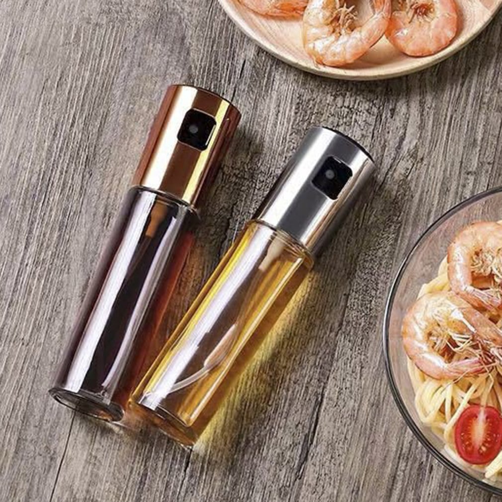 Injectie Ketel Olie Spray Pomp Fles Glazen Olijf Koken Roestvrij Stalen Pot Lekvrij Keuken Glas Injectie Fles