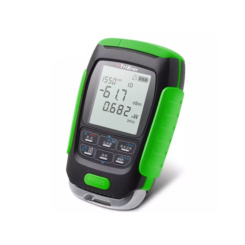 Verde 4 em 1 multifunction medidor de energia óptica localizador visual falha cabo de rede teste fibra óptica tester 5km 15km 30km vfl