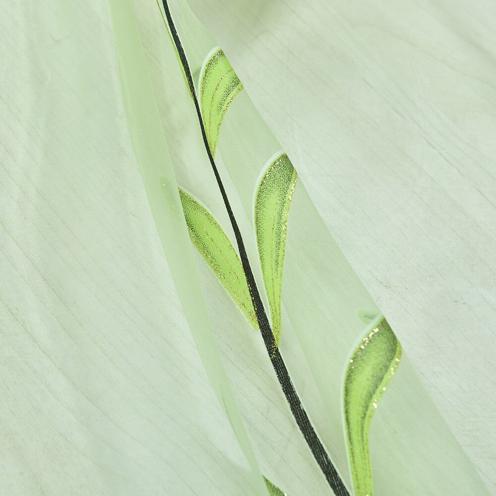 Wierzba nowoczesne tiulowe zasłony robić salonu sypialnia ptak drukowane prześwitujące firanki z woalu robić tiulowe zasłony robić okien zasłony