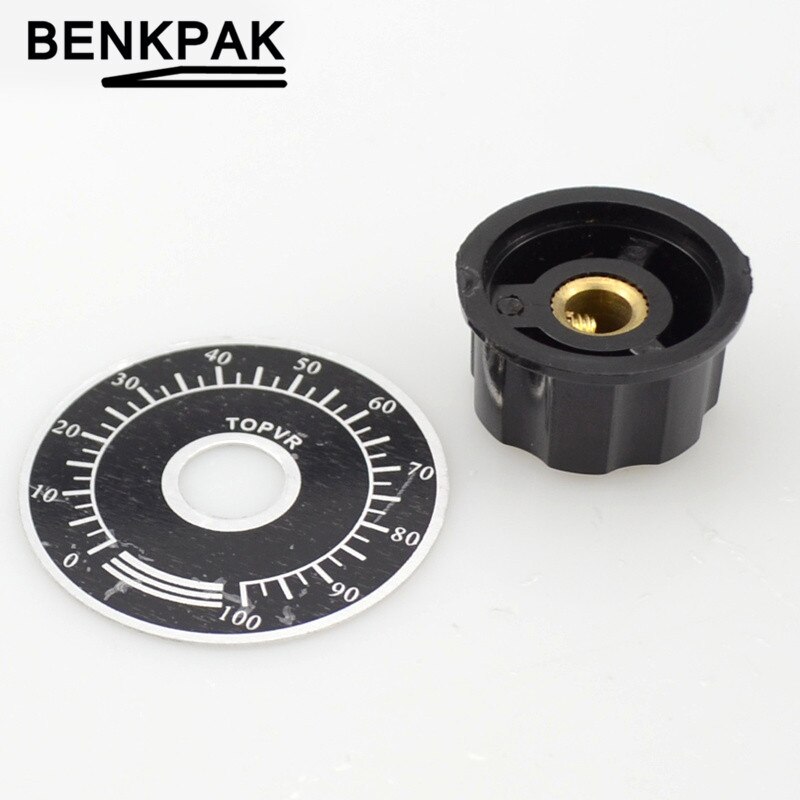 Dial de precisión + perilla/potenciómetro de perilla de Control de aluminio numérico