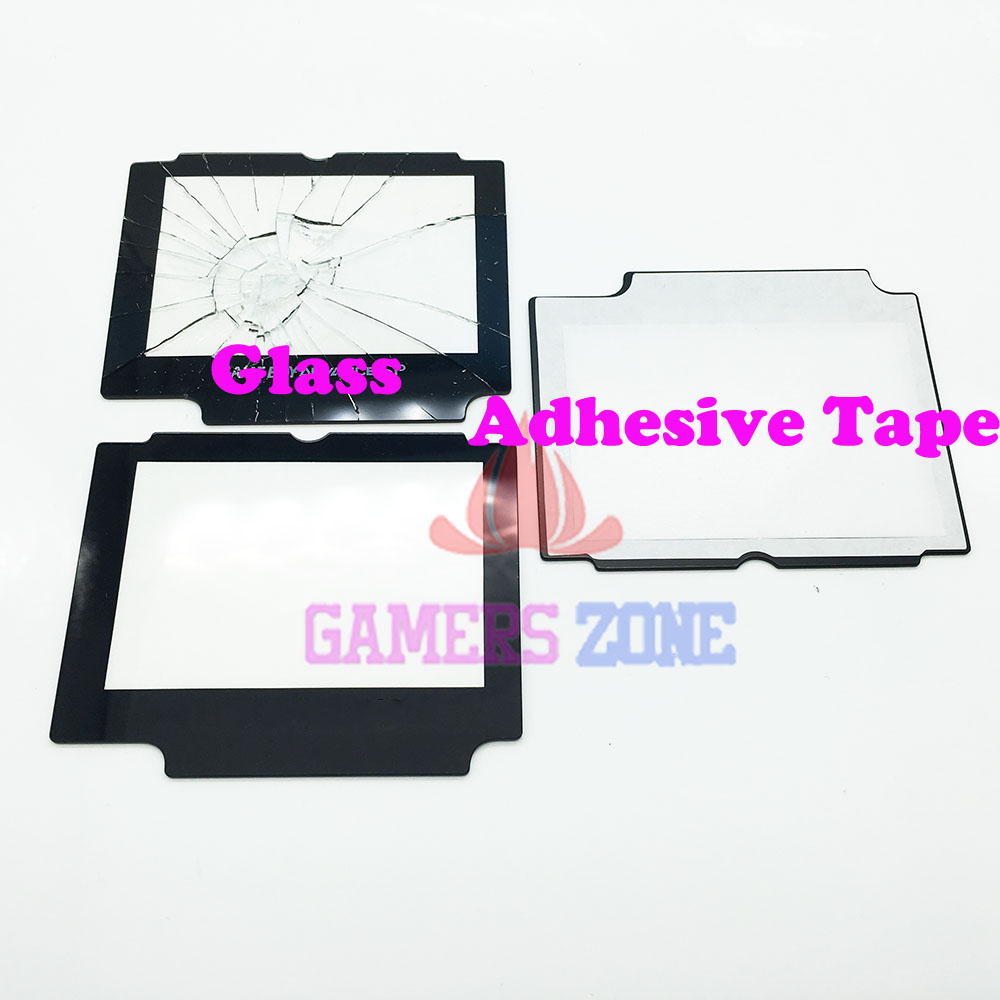 6PCS Glas Vervanging Lcd-scherm Lens Bescherming Panel Cover Reparatie deel voor Nintendo GBA SP W/Lijm tape