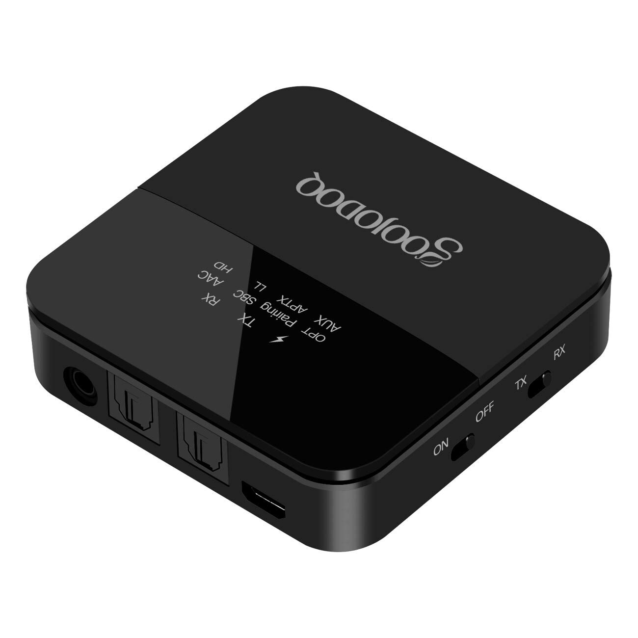 Bluetooth 5.0 Transmitter Receiver 2 in 1 CSR8675 APTX HD LL Adapter RCA/SPDIF/3.5mm Aux Jack for Car Headphone Home Audio TV PC: Default Title
