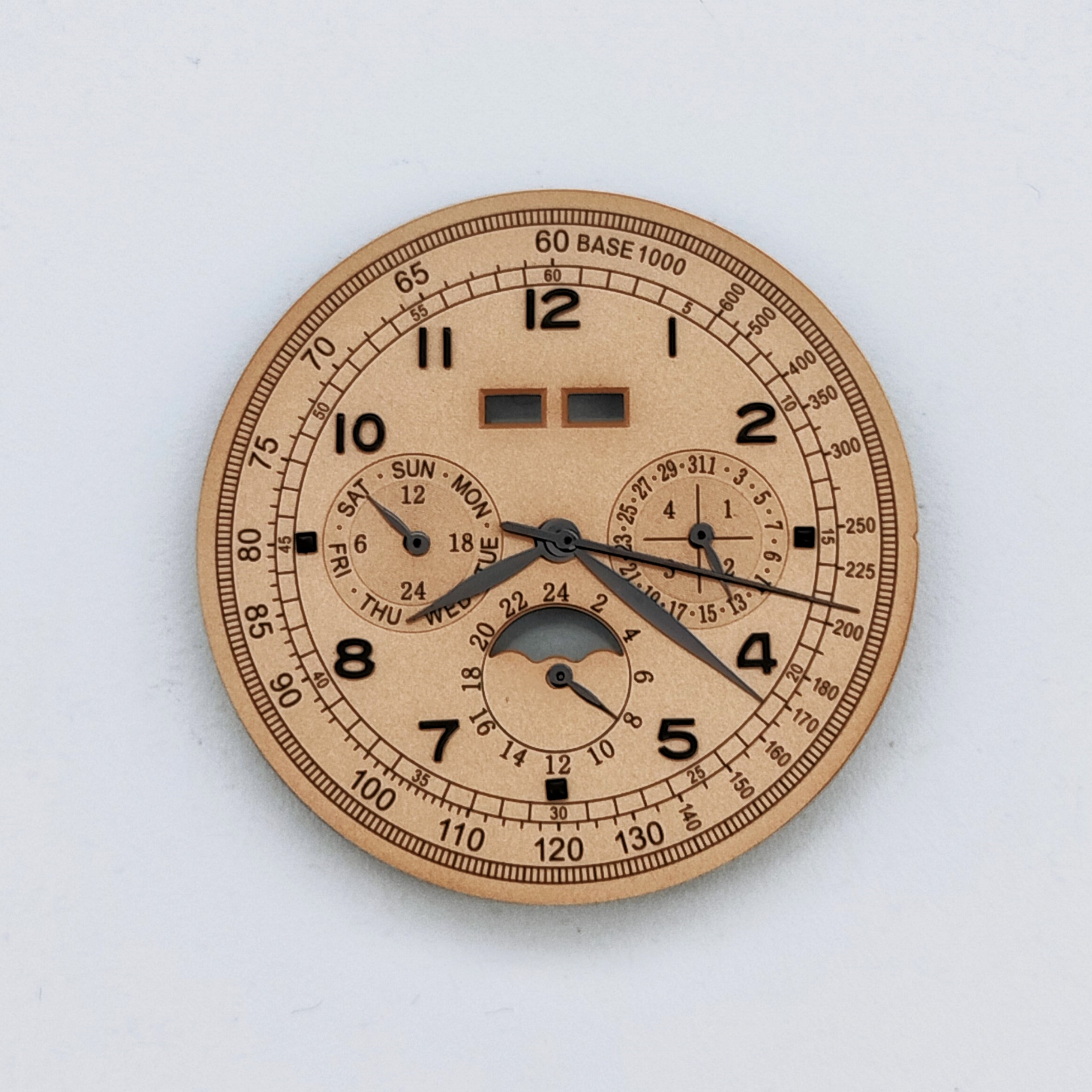 Esfera y manecillas de 36,5 MM compatibles con movimiento automático st1655: #1.001