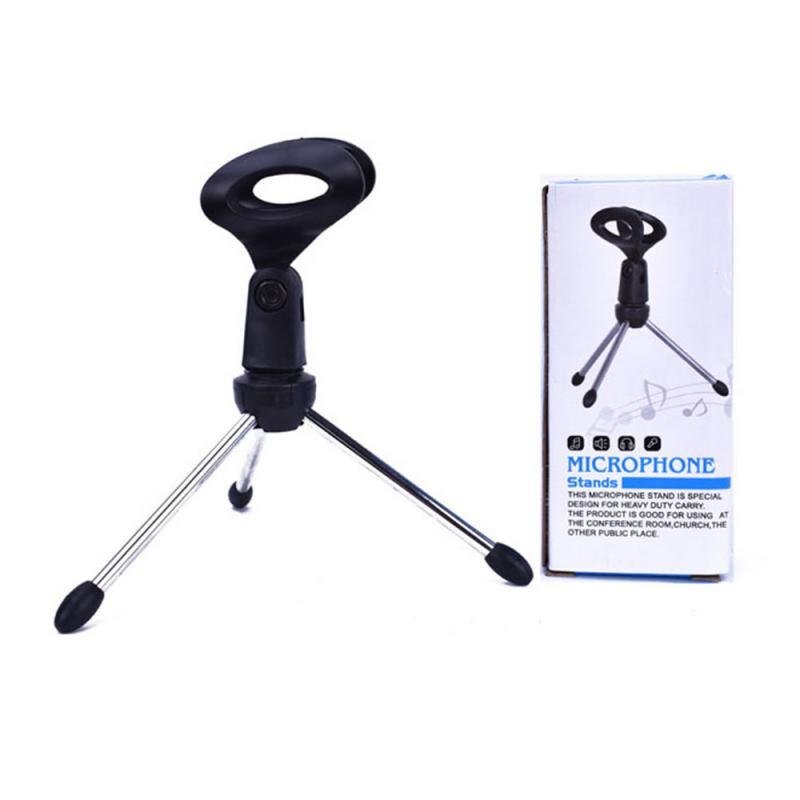 Microfoon Mic Stand Statief Mini Adjustable Portable Desktop Microphone Zinklegering Desktop Tafel Verstelbare Houder