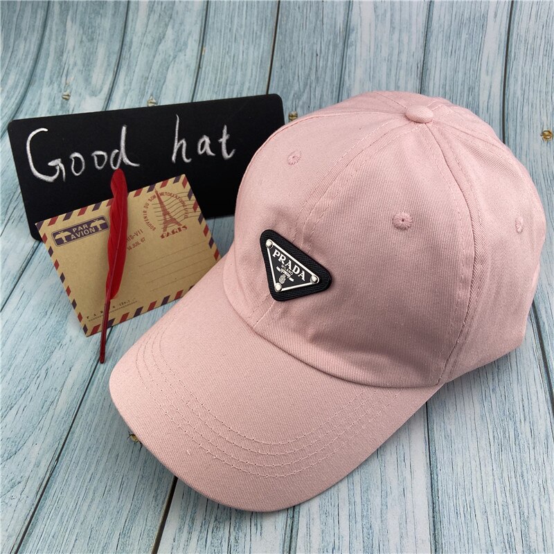 Women Men Baseball Cap Female Solid Color Outdoor Adjustable White Red Black Embroidered Women's Hats Summer: NO.1 Pra Pink