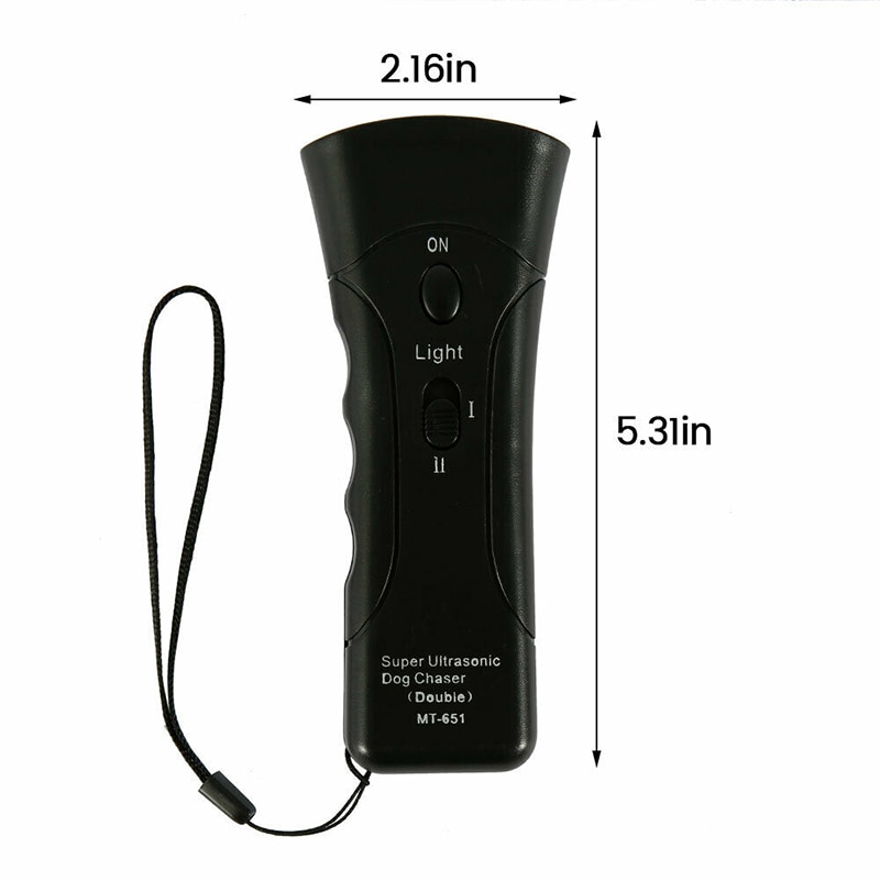 Multifunktionale Sanfte Anti-Bellen Verfolger Haustier Produkte Ultraschall Haustier Hund Anti Bellen TrainerWith hoch Energie LED Taschenlampe
