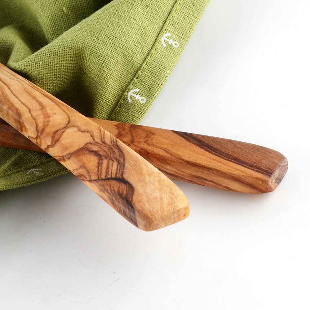 Gebruiksvoorwerpen Set voor Keuken Koken Lepels Gereedschap voor Anti-aanbak Kookgerei, Natuurlijke Olijf hout kitchenwares # 600PF