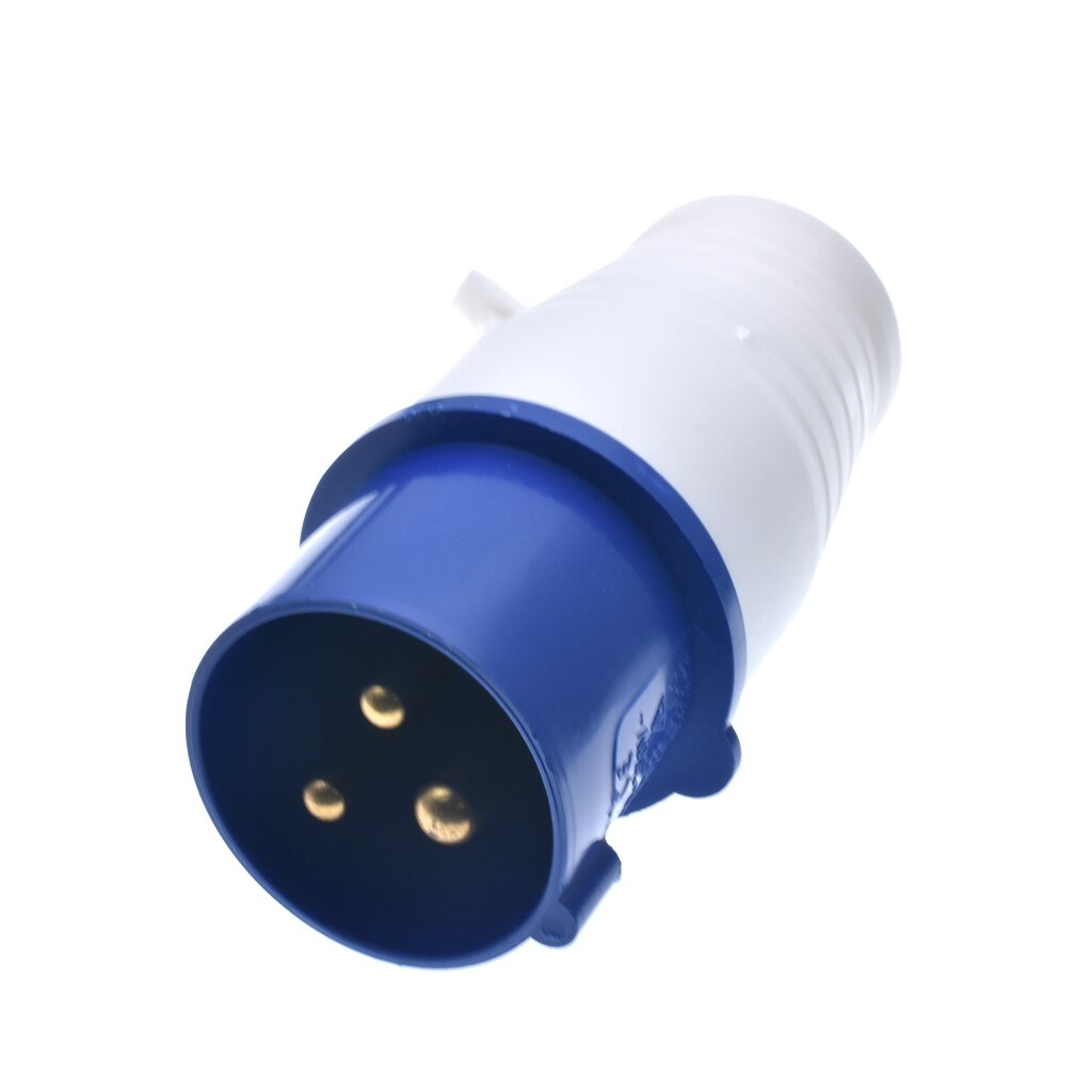 16A IP44 2P+E 3 Pin Industrial Socket/Plug AC 220-250V Waterproof Male Famale Connector Electrical Sockets: 16A-3Pin Plug
