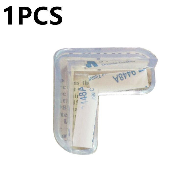10Pcs Silicone Protector Kids Baby Child Safety Silicone Protector Table Corner Edge Cover Children Anticollision Edge Guards: 1pcs
