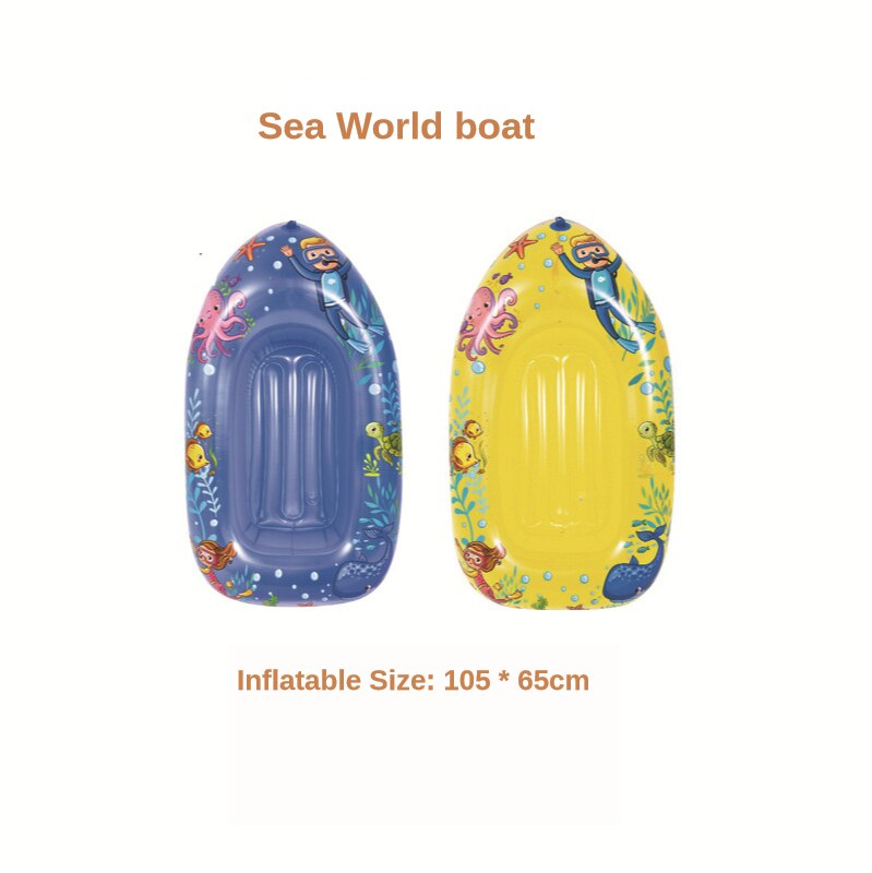 Inflatable baby boat for children Inflatable Motor boat for children inflatable boat for children floating on the water: Seaworld boat