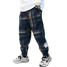 Bambini ragazzi pantaloni della tuta Fashion Lattice Design bambini Sport pantaloni Casual per ragazza adolescente 6 8 10 12 14 anni pantaloni