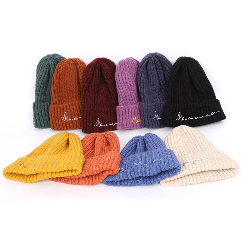 hiver Onesie bébé garçons filles chapeaux enfant laine côtes chapeau enfants Adorable doublure douce bonnet en tricot Snood Braga 2 3 4 5 6 8 ans