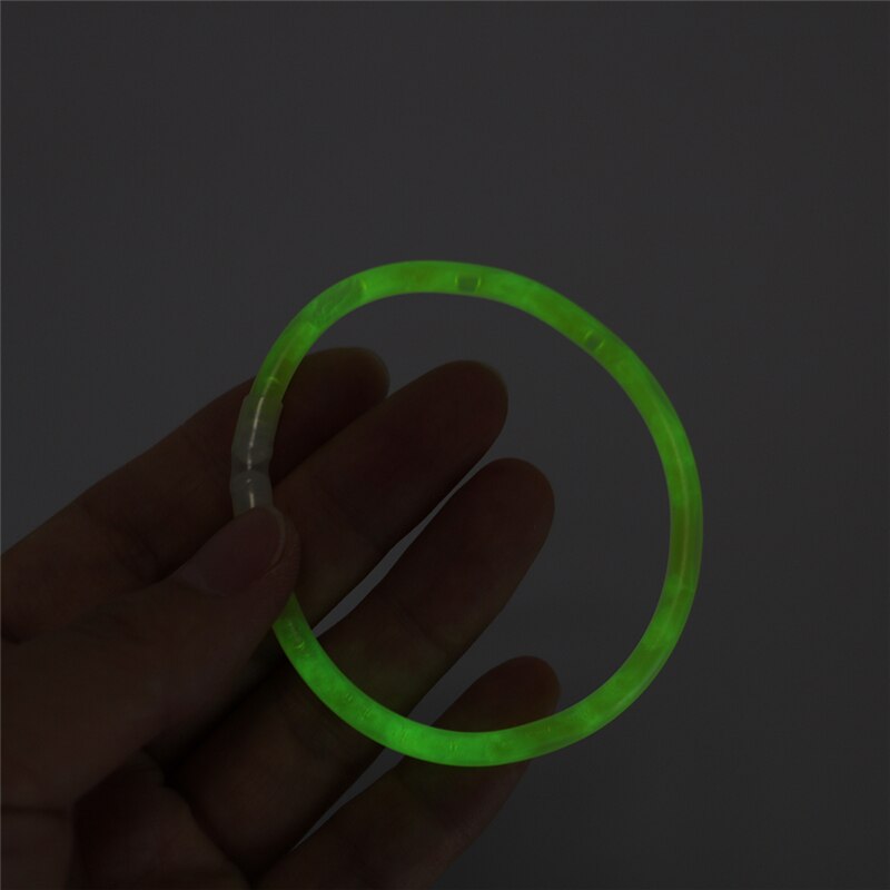 100 Pcs Kids Christmas Party Neon Glowstick Licht Stok Grappige Glow Stick Speelgoed Glow In The Dark Fluorescerende Armband Speelgoed voor Kids