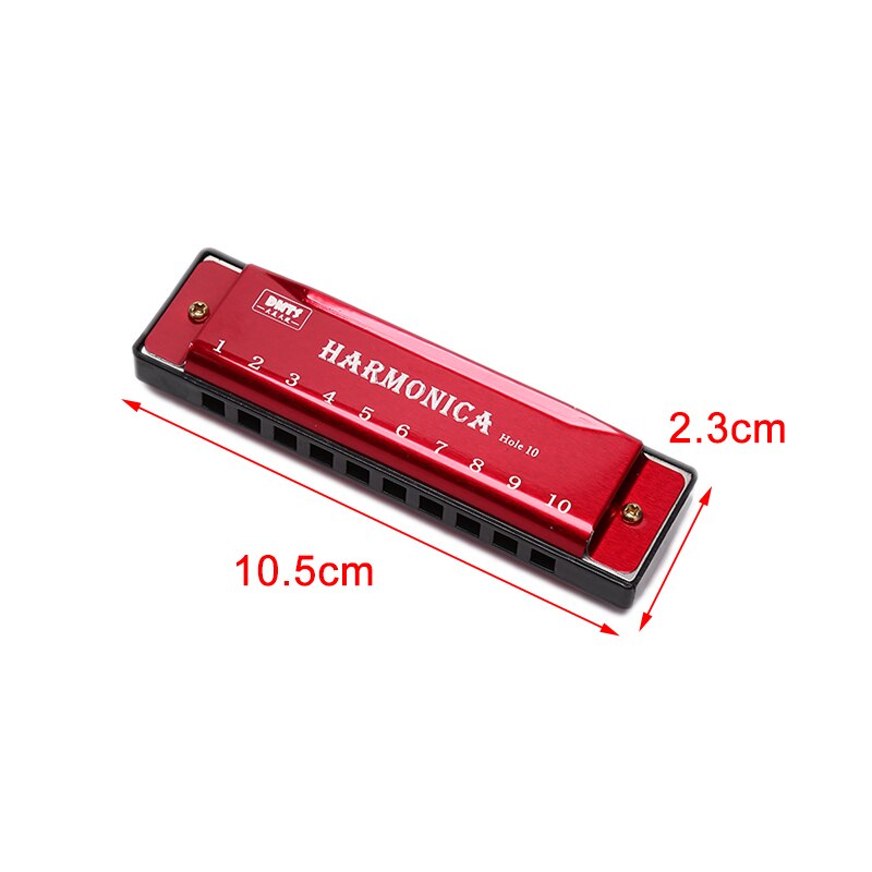 Munnorgel puslespill musikkinstrument 10- hulls munnspill nybegynnerundervisning i å spille kobberkjerneharpiks munnspill