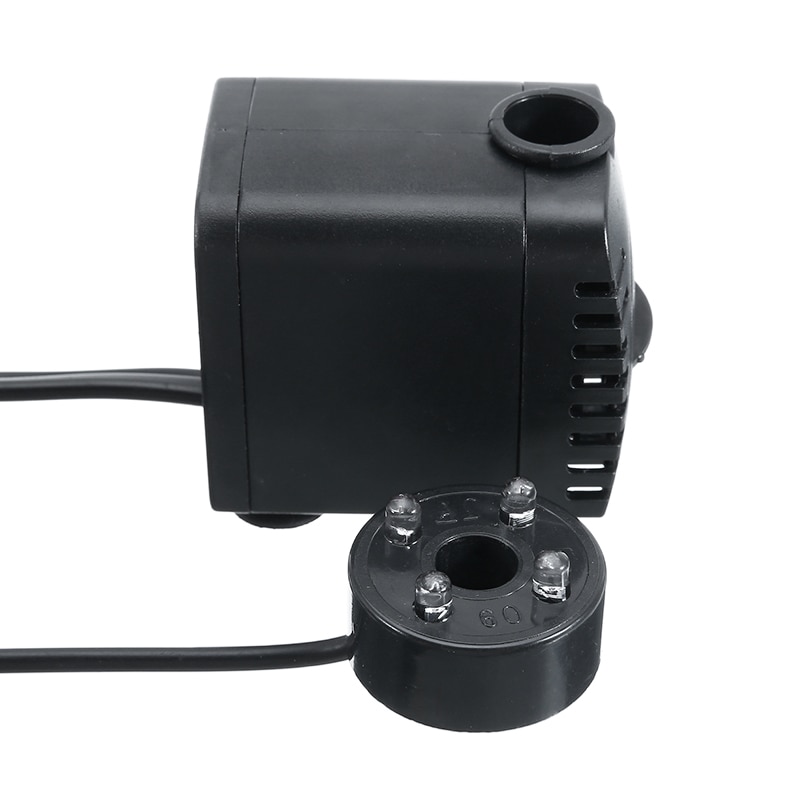 Fonte kit bomba de água 8w bomba de água aquário tanque de peixes piscina lagoa submersível cachoeira fonte para decoração do jardim