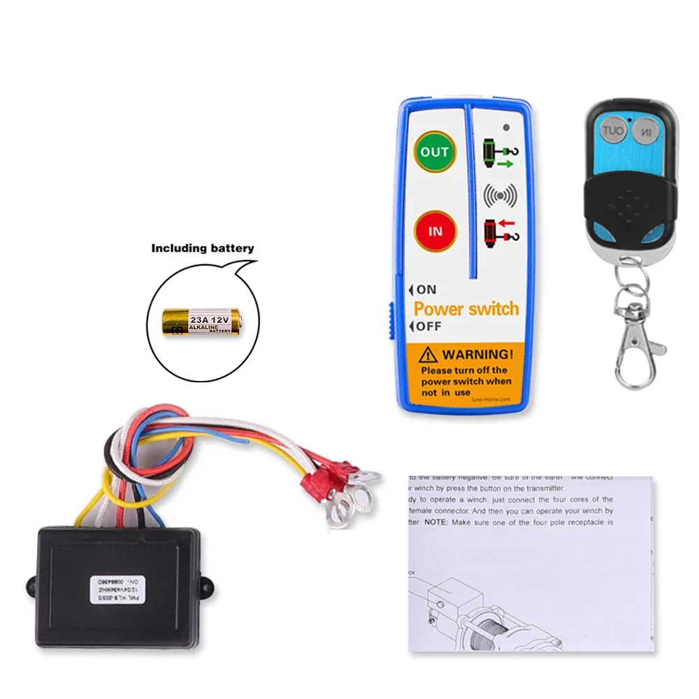 2.4G Dubbele Draadloze Afstandsbediening Schakelset Eenvoudig Te Installeren Duurzame Lier Afstandsbediening Reserveonderdelen Voor Vrachtwagenvoertuig Utv Atv