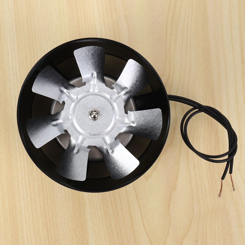 4X 4 Inch Inline Duct Fan Air Ventilator Metal Pipe Ventilation Exhaust Fan Mini Extractor Bathroom Wall Fan Duct Fan