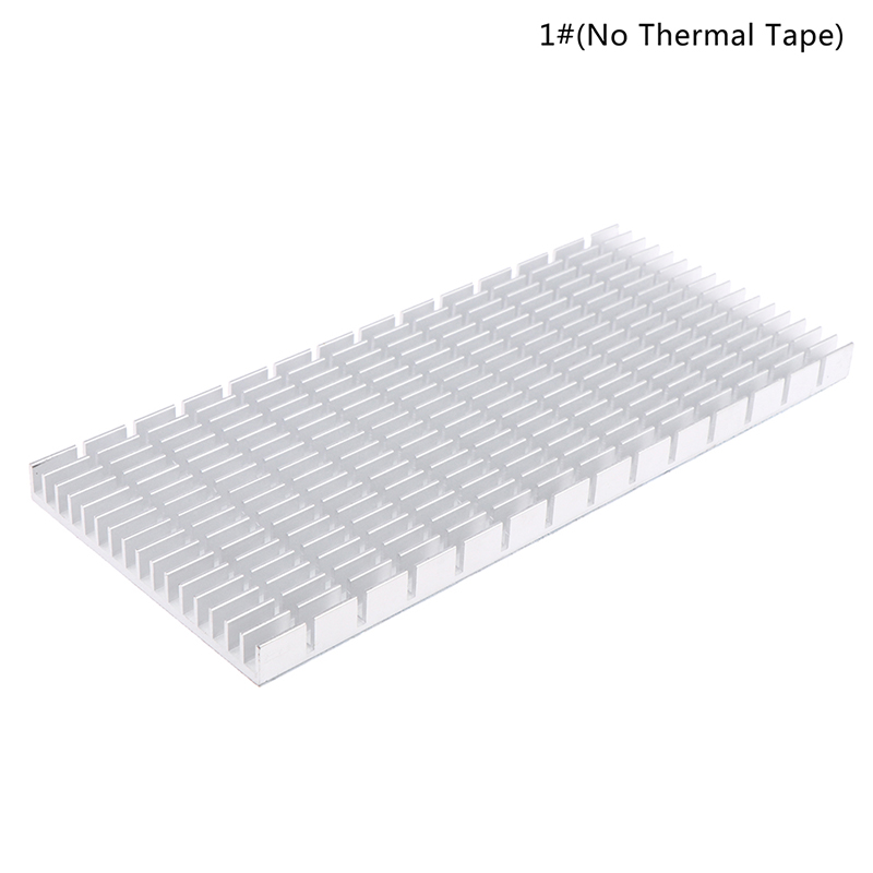 1Pc Heating Panel Heat Sink Aluminum Heatsink Plate Radiator CPU Power Amplifier Radiator 150*65*8MM: A