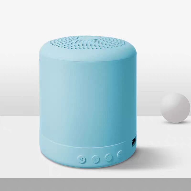 Wireless Loudspeaker Portable Column Speaker Stereo Mini Music Outdoor Waterproof: sky blue
