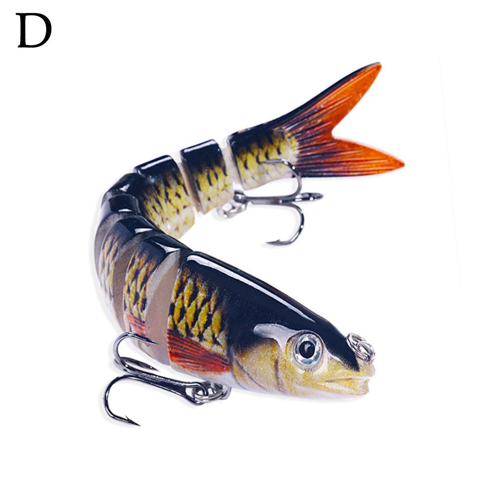 13cm 18g Multi Jointed Swimbait Fishing Lures Sinking Hard Bait Crankbait Wobbler For Pike Bass Musky Tackle: Red