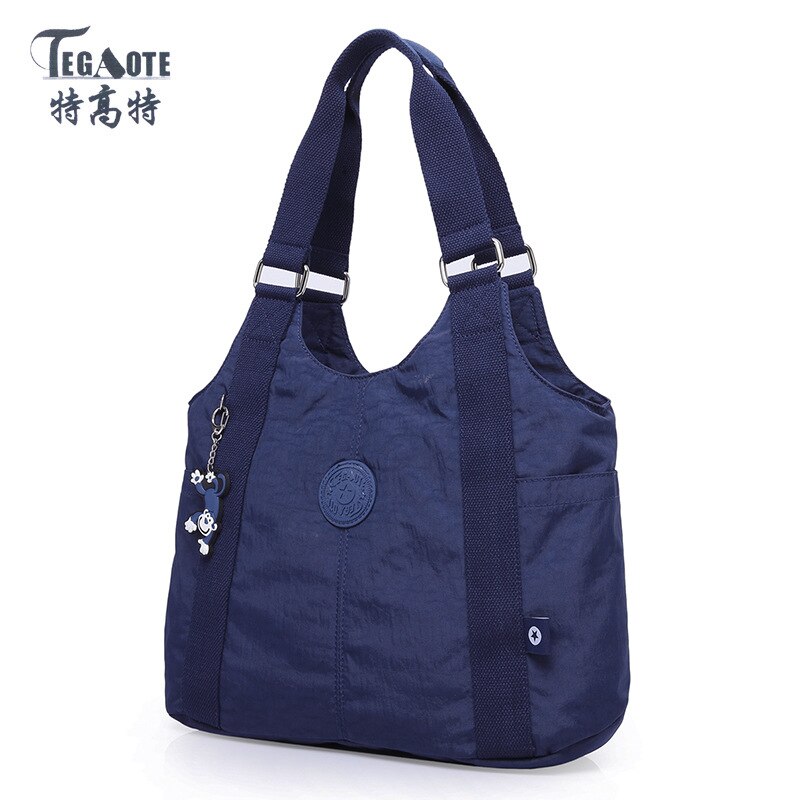 TEGAOTE Girl Shoulder Messenger Bag Handbags for Women Luxury Handbag Top-handle Bags Casual Bolsa Feminina Mujer: blue