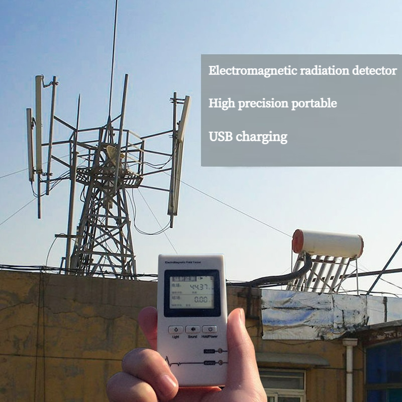 Electromagnetic Radiation Detector EMF Meter High Precision Portable Radiation Dosimeter Monitor computer Tester