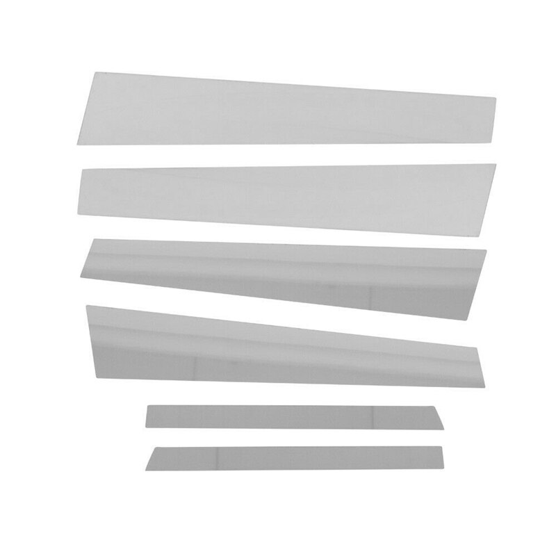 6 stuks auto raam b-stijl bekleding voor mercedes s-klasse  w221 2007