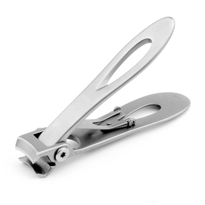 Wide Jaw Opening Nail Clippers Trimmer Stainless Steel Nail Cutter Clippers Manicure Nail Cutter Pedicure Finger Toe Scissors: big silver