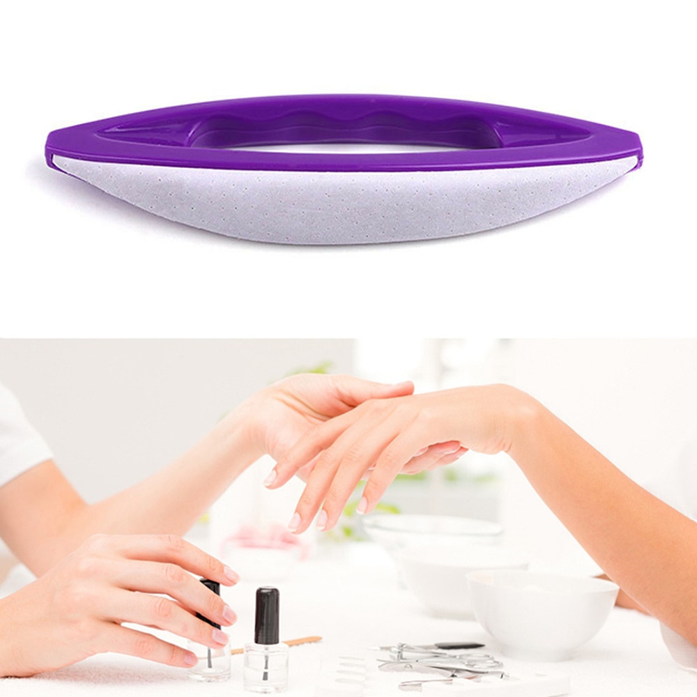 1pc bærbare fåreskinds neglevoksblok buffer neglekunst pleje polish manicure tips filer pedicure cuticle remover værktøjer