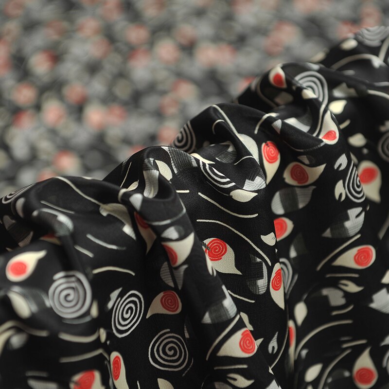 Mulberry silk double joe fabric cloth per meter 19mm wide 113cm soft clothing dress shirt fabric for women express