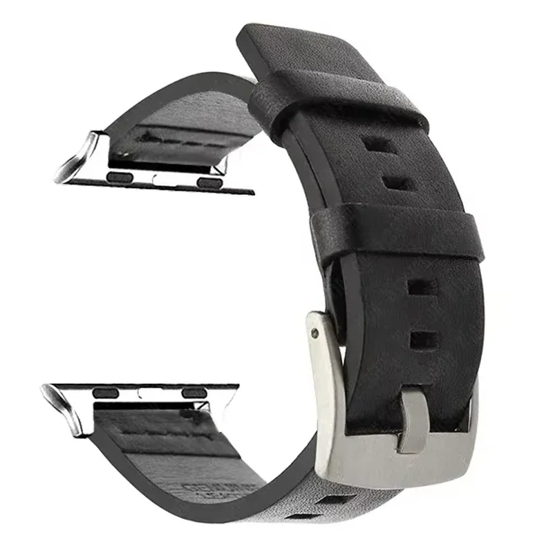 Leren band voor Apple Watch Band Ultra 2 49 mm 46 mm 45 mm 44 mm 42 mm Sport ademende band IWatch-serie 10 9 8 7 6 5 4 SE 3