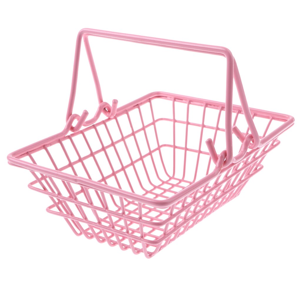 Pretend Play Boodschappen Mand Speelgoed Voor Opslag Keuken Spelen Voedsel Fruit Groente Kid Baby Developmental Game Roze S