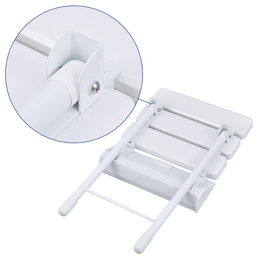 Bath Shower Wall Chair Bathroom Stool High Household Wall Mounted Shower Seat Bathroom Folding Chair With Stool Legs