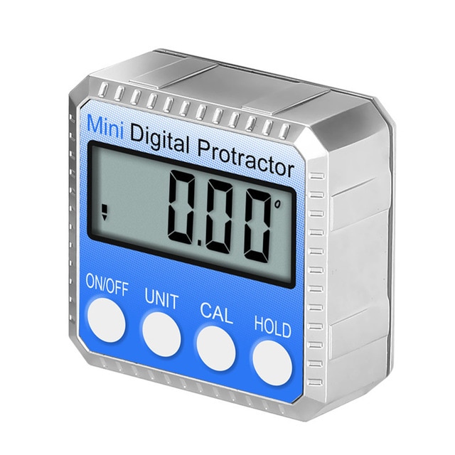 4X90 ° Hoek Gradenboog Universal Bevel 360 Graden Mini Elektronische Digitale Gradenboog Inclinometer Tester Meetinstrumenten: Default Title