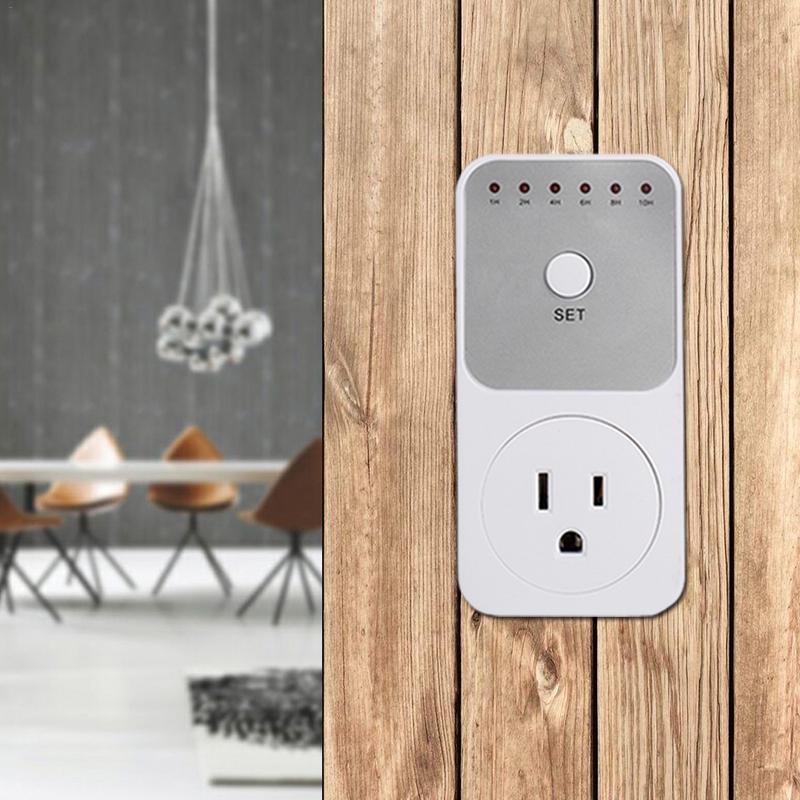 1PC Countdown Timer Switch Smart Control 1-10 Hours Countdown Timer Socket Auto Shut Off Outlet Electronic Device US/EU/UK