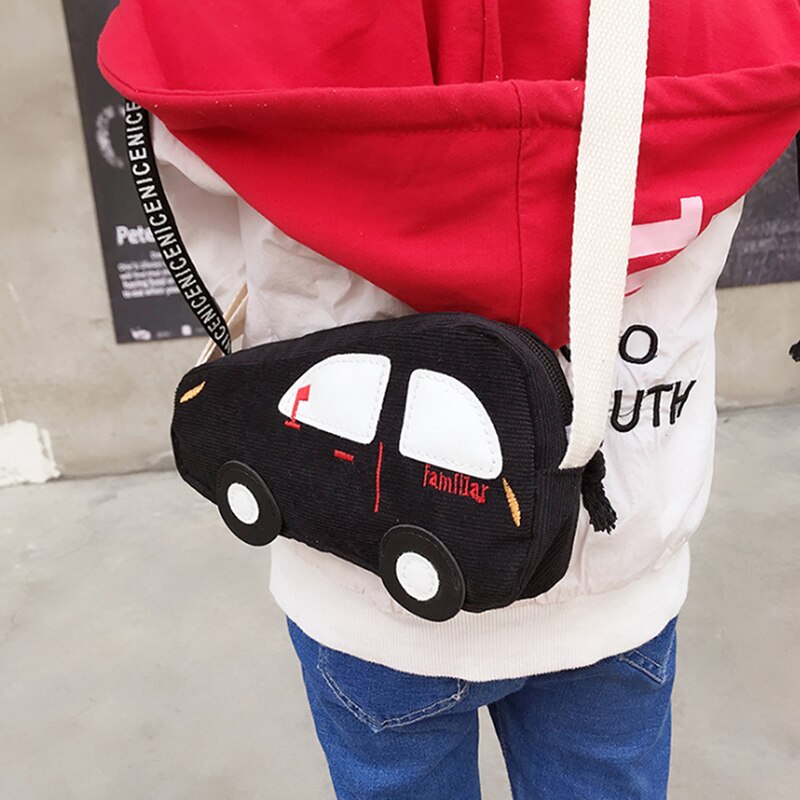 Mini Crossbody Tassen Voor Jongens Meisjes Auto Vorm Schoudertas Handtassen Leuke Cartoon Mini Messenger Bags